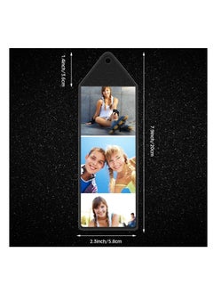 Excefore Plastic Bookmark Sleeves, Photo Booth Sleeves, 2-1/4 x 6-1/4 Inches Picture Strip Sleeves, Suitable for 2 x 6 Inches Vinyl Photo Strips for Valentine's Day Gift and Wedding(25Pcs)  - Image 3