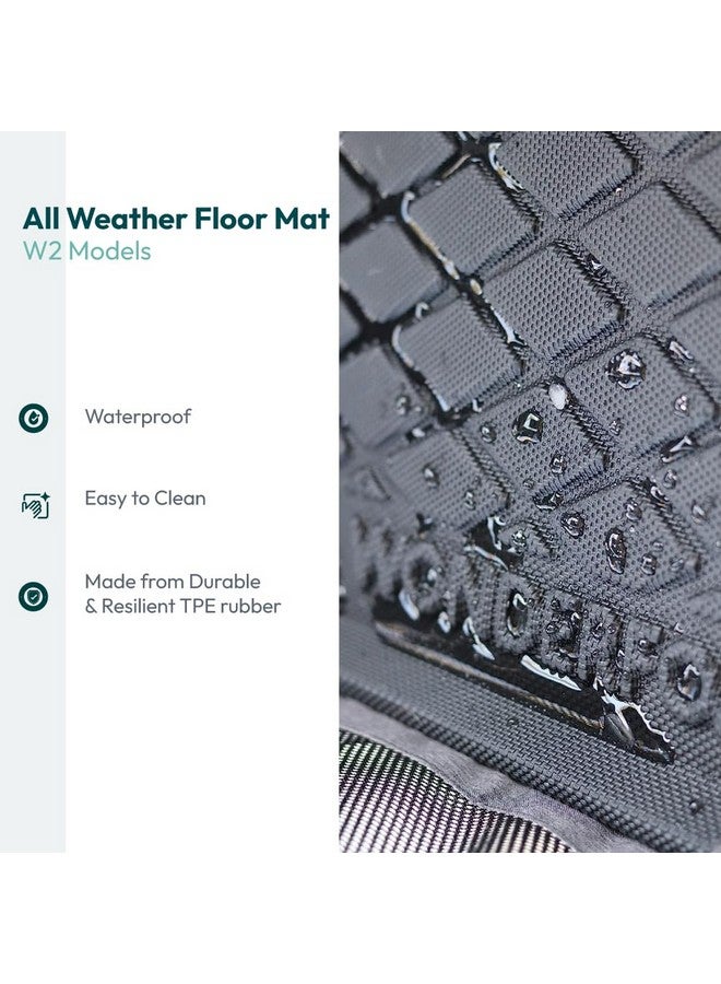 WONDERFOLD All Weather Mat W2 Stroller Wagon Accessory Made from TPE to Protect Wagon from Dirt and Water (Fits Only W2 Models) - 30” Length x 16” Width x .75” Height - Image 3