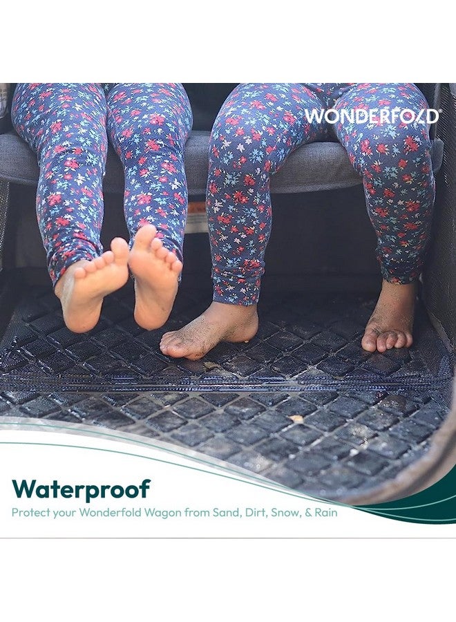 WONDERFOLD All Weather Mat W2 Stroller Wagon Accessory Made from TPE to Protect Wagon from Dirt and Water (Fits Only W2 Models) - 30” Length x 16” Width x .75” Height - Image 4
