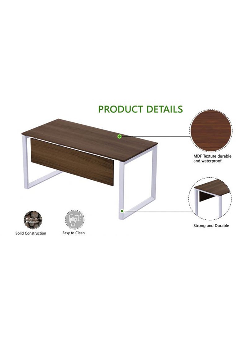 Mahmayi Mahmayi Vorm 136-14 12 Seater Dark Walnut U-Shaped Conference-Meeting Table  - Image 3