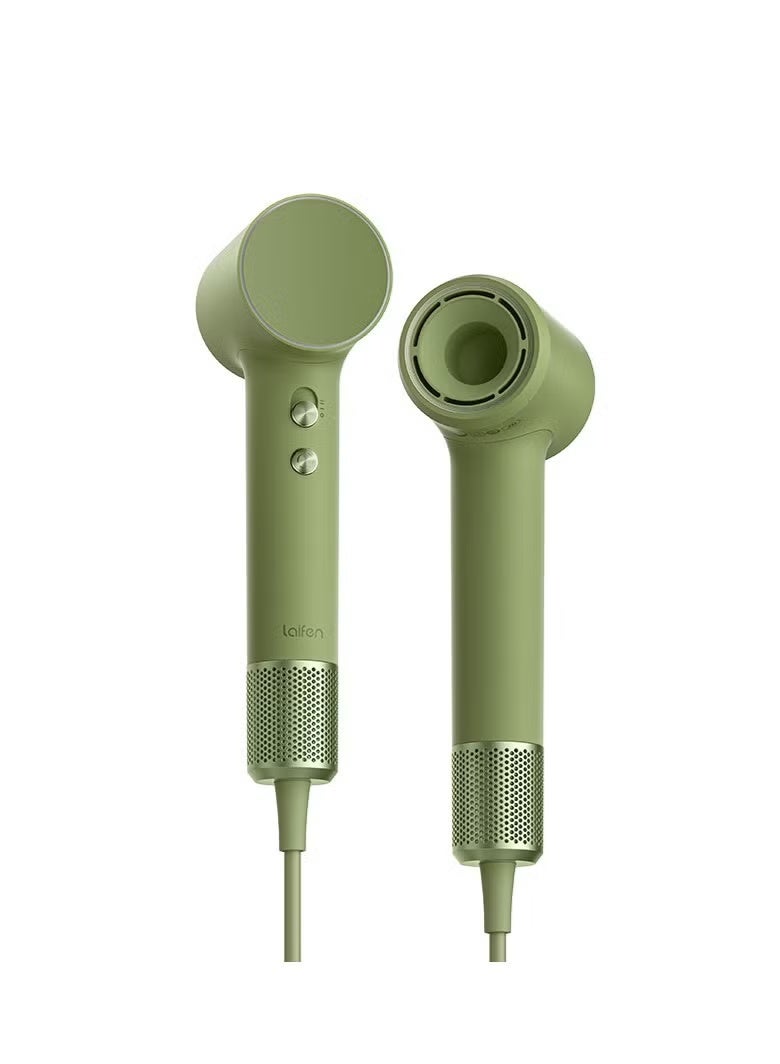 لايفن مجفف شعر أيوني عالي السرعة لايفن ميني – أخضر، خفيف الوزن، منخفض الضوضاء، مدمج، مع فوهة مغناطيسية وحقيبة سفر – للاستخدام المنزلي والسفر - Image 1