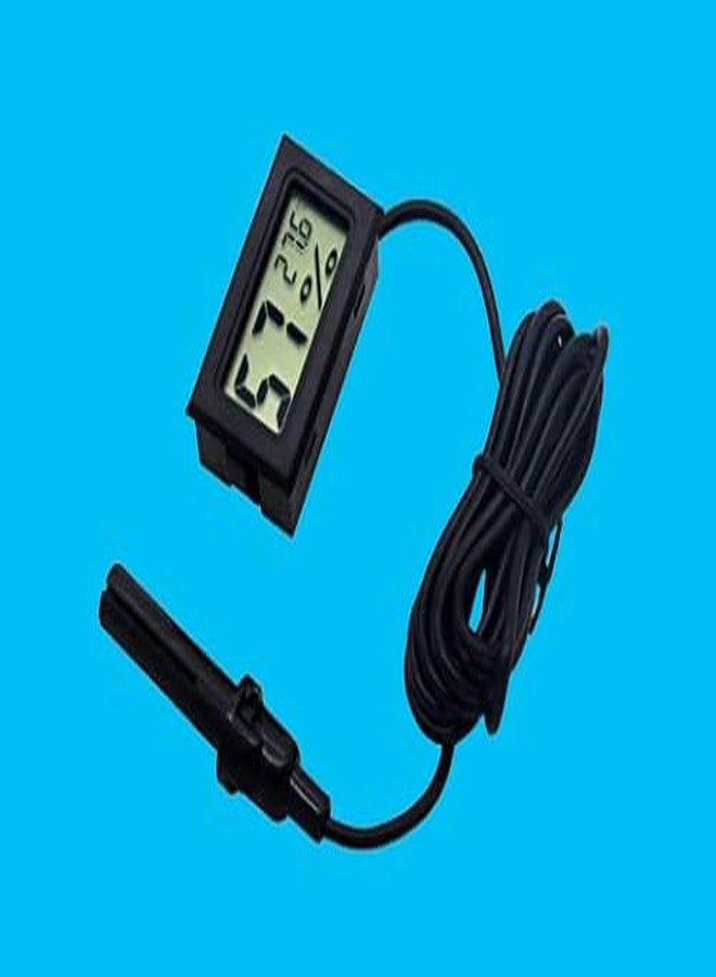 مقياس حرارة ورطوبة رقمي صغير بشاشة LCD من AP Traders، مناسب للاستخدام الداخلي، مزود بمستشعر رطوبة. - Image 2