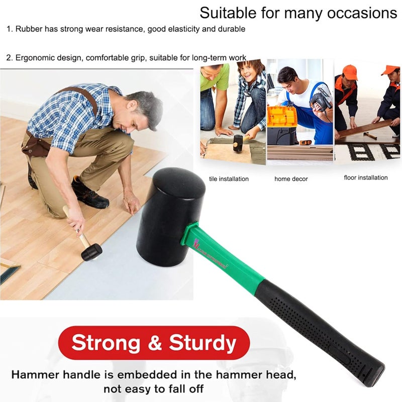 Malfah Enterprises Malfah Hammer Rubber 1000 g Speciality Hammer 1 Kg hanbon 9151100  - Image 5