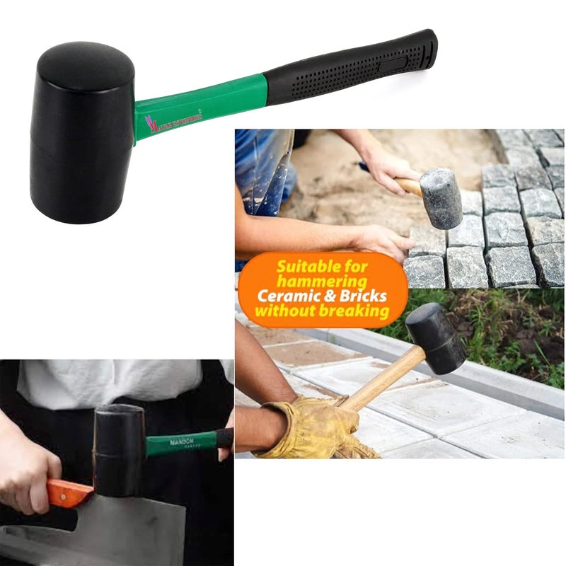 Malfah Enterprises Malfah Hammer Rubber 1000 g Speciality Hammer 1 Kg hanbon 9151100  - Image 3