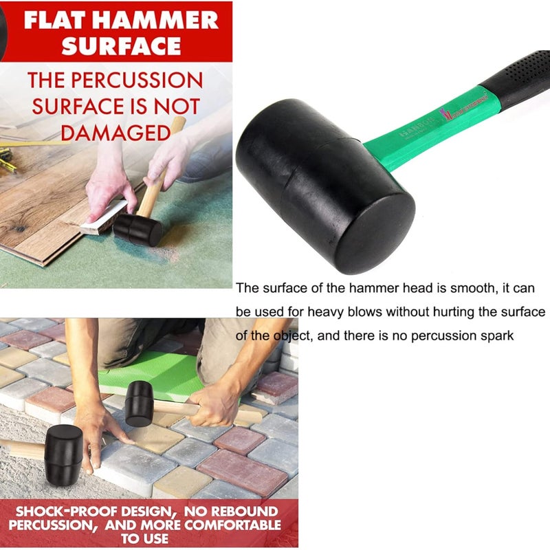 Malfah Enterprises Malfah Hammer Rubber 1000 g Speciality Hammer 1 Kg hanbon 9151100  - Image 4