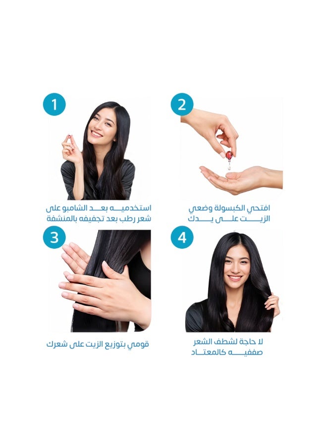 أليبس سيروم فيتامين للشعر غني بزيت الكاميليا اليابانية لحماية الشعر وترطيبه من الجفاف - Image 4