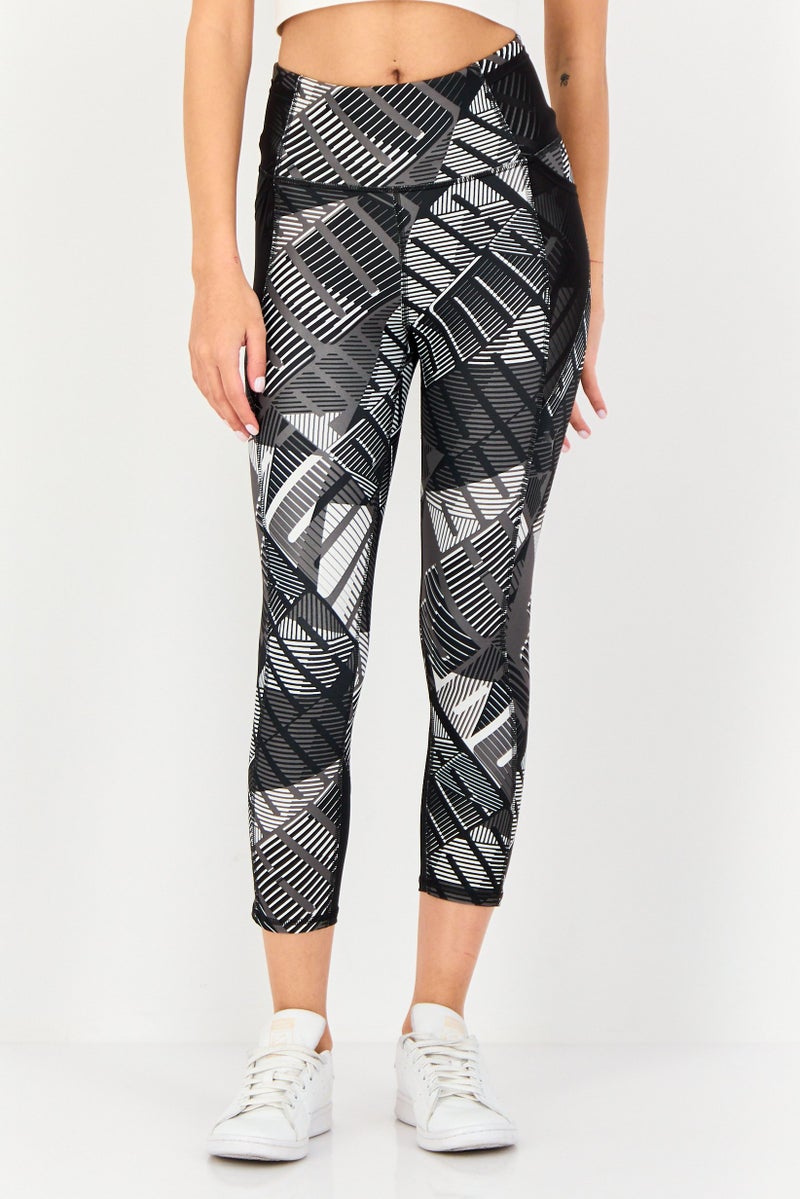 PUMA Women Sportswear Fit 3/4 Training Leggings, Multicolor - Image 1