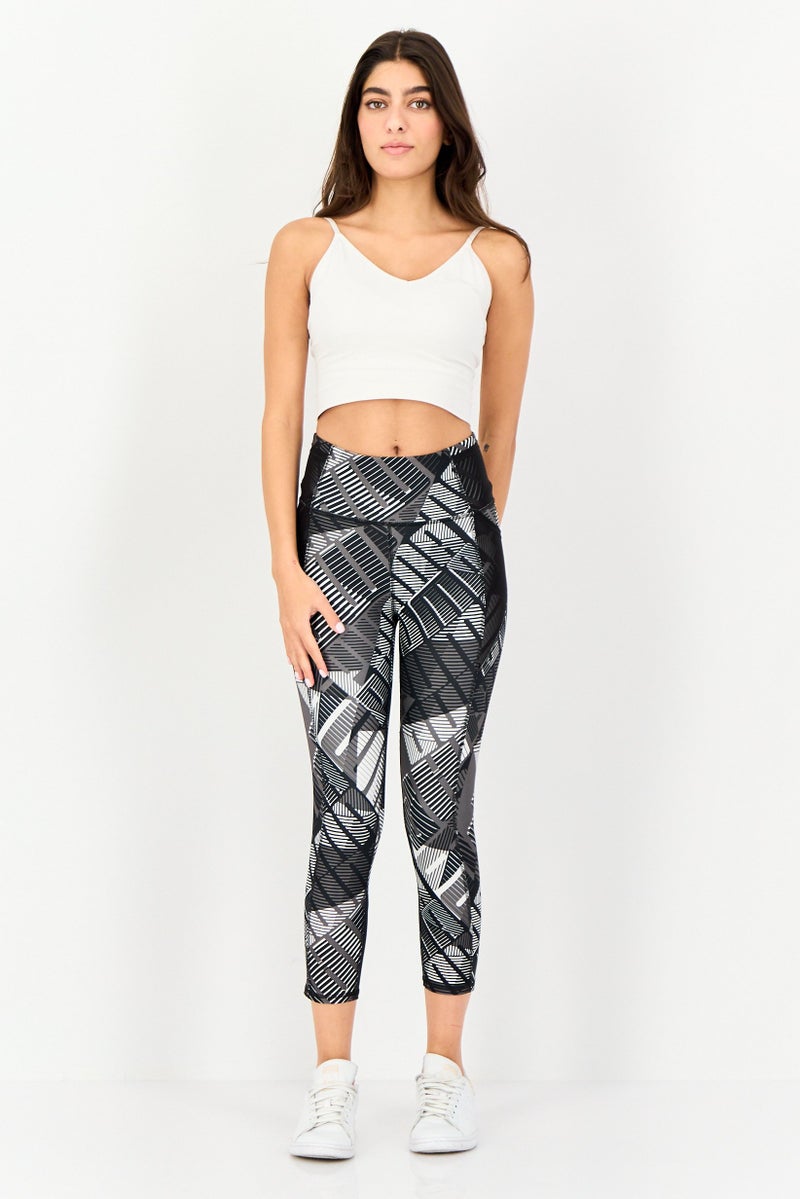 PUMA Women Sportswear Fit 3/4 Training Leggings, Multicolor - Image 4