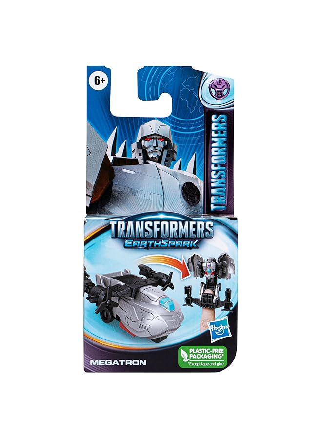 TRANSFORMERS Toys Earthspark Tacticon Megatron Action Figure 2.5 Inch Robot Toys For Kids Ages 6 And Up - Image 4