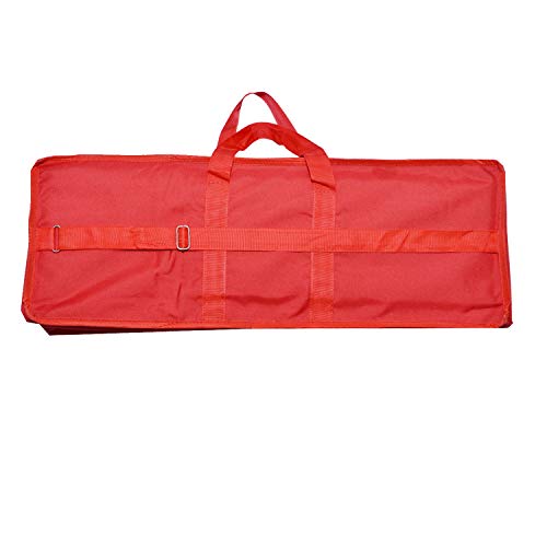 Blueberry KB-20 Padded Gig Cover Keyboard Bag & Dust Cover Compatible with Casio SA-80, Casio SA-81, Casio SA-78, SA-77, SA-76 Keyboard Models (RED) - Image 4
