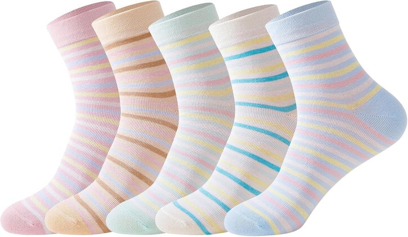 HZYH Women's Breathable Cotton Mesh Ankle Socks - Lightweight and Comfortable for Spring and Summer - Image 1