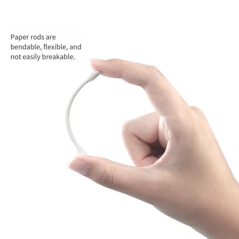 Cotton Swabs: 7.8 Cm Double Precision Tips, Sterilized Organic Soft Absorbent Cotton, Recycled Paper Handle - 800 Pieces (4 Packs) for Delicate Makeup, Electronic Cleaning, Arts And Crafts - Image 2