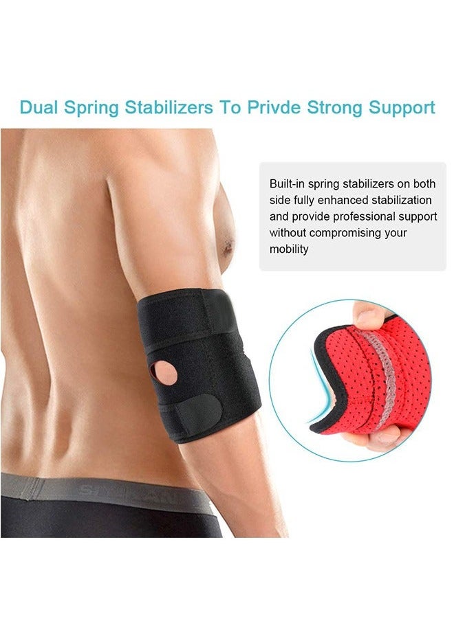 Generic Adjustable Elbow Brace Support Bandage, Breathable Elbow Strap Fitness Elbow Splint for Golfers Elbow Tennis Elbow Arthritis Sports Injury and Provides Support  - Image 3