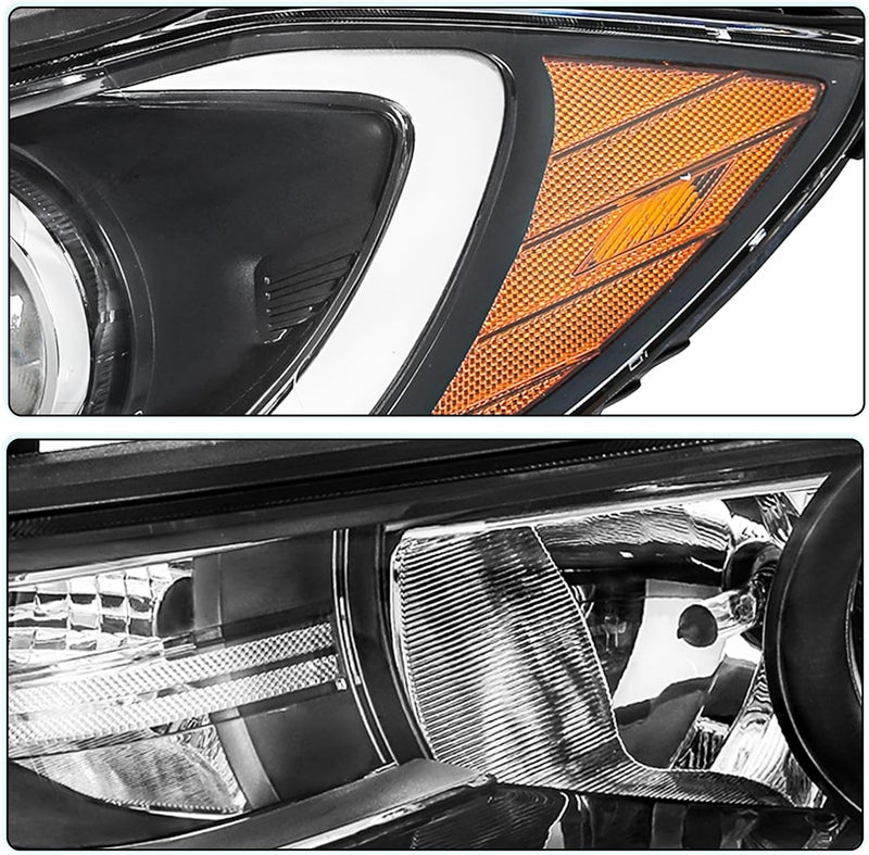 TUSDAR Headlight Assembly for 2017-2018 Hyundai Elantra - Driver Side, Without DRL - Image 5