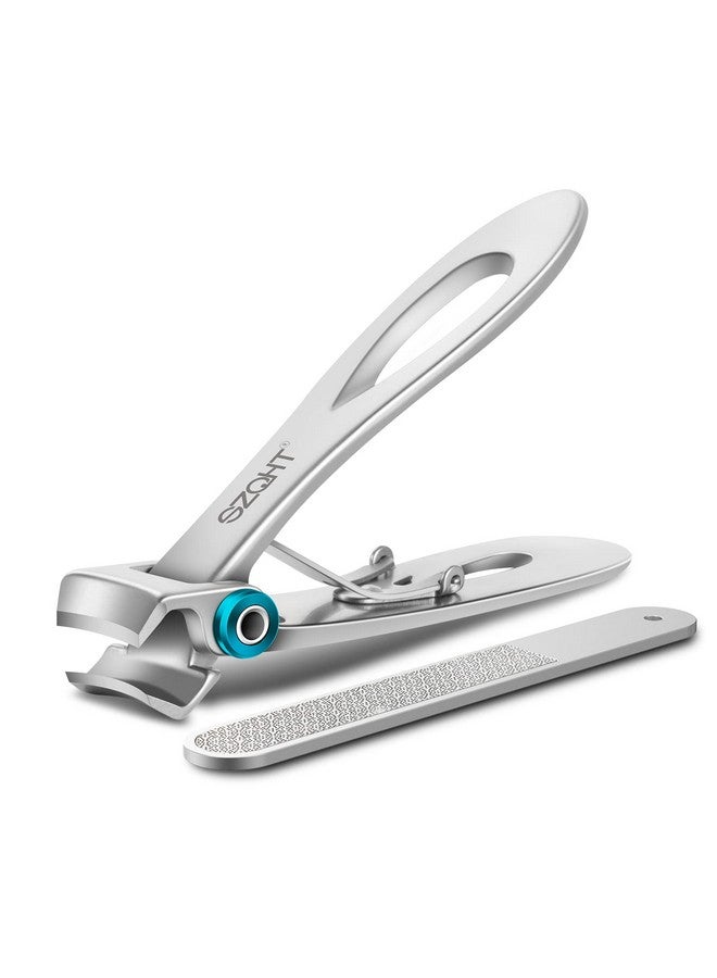 SZQHT 15Mm Wide Jaw Opening Nail Clippers For Thick Nailsfinger Nail Clippers For Ingrown Toenail Clippers For Mentough Nails Seniors Adults(Silver) - Image 1