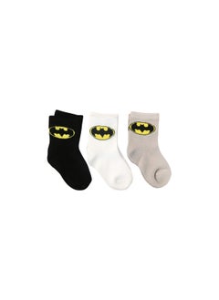 Justice League Justice league Batman Sock Solid 2-4Y Pair of 9 Set of 1  - Image 2