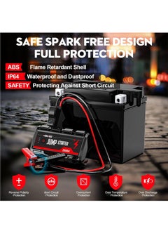 FEIKFEIZ Car Jump Starter 2500A Peak 22800mAh 12V Super Safe Jump Starter(Up to All Gas, 8.0L Diesel Engine), with USB Quick Charge 3.0  - Image 1