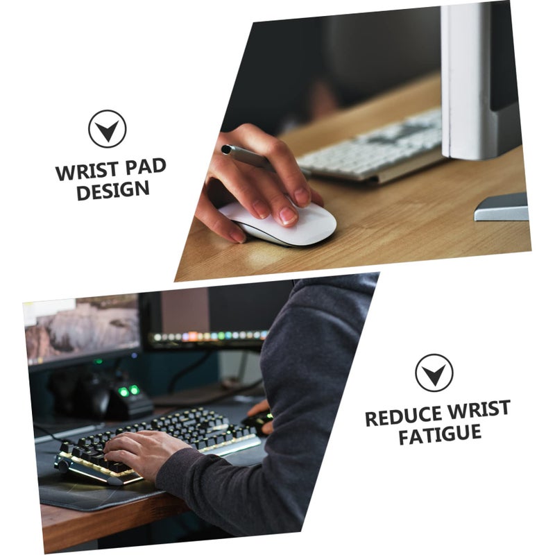 Ergonomic Leather Mouse Wrist Rest Pad with Skid Base for Comfortable Typing Support - Image 4