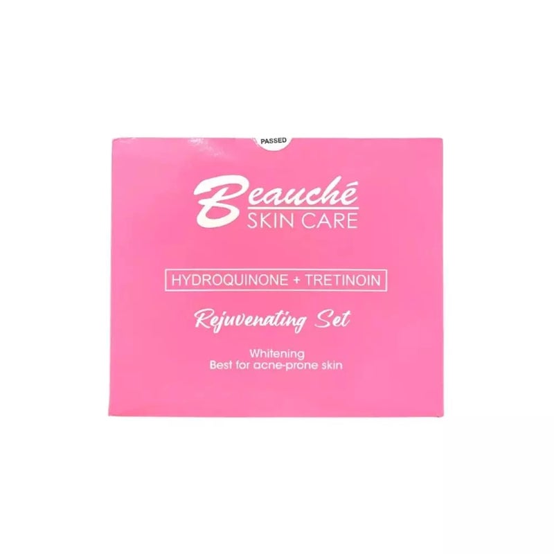 Beauche Skin Care Hydroquinone and Tretinoin Rejuvenating Set For Acne Prone Skin