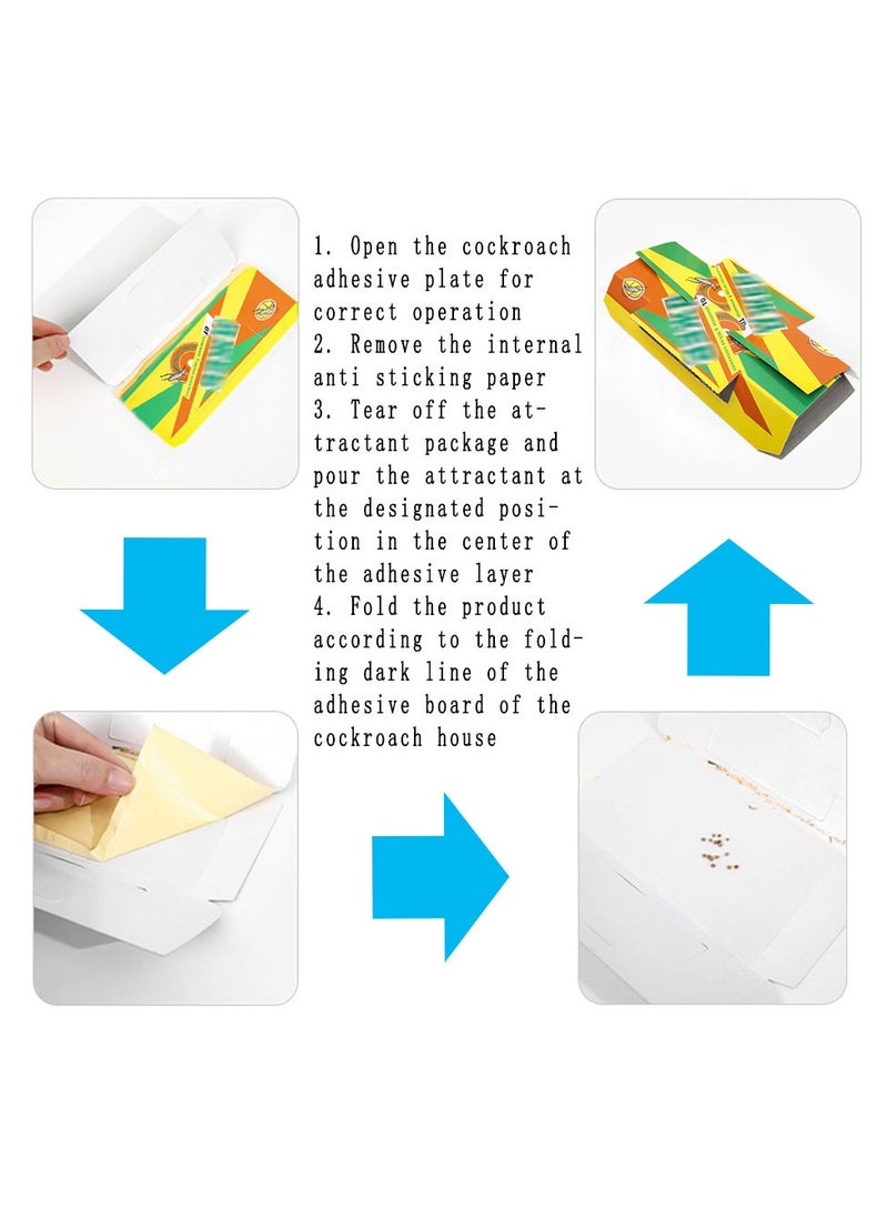 Generic - 10pcs Cockroach Traps Roach Traps for Family Sticky Traps to Protect You from Cockroaches - Image 1