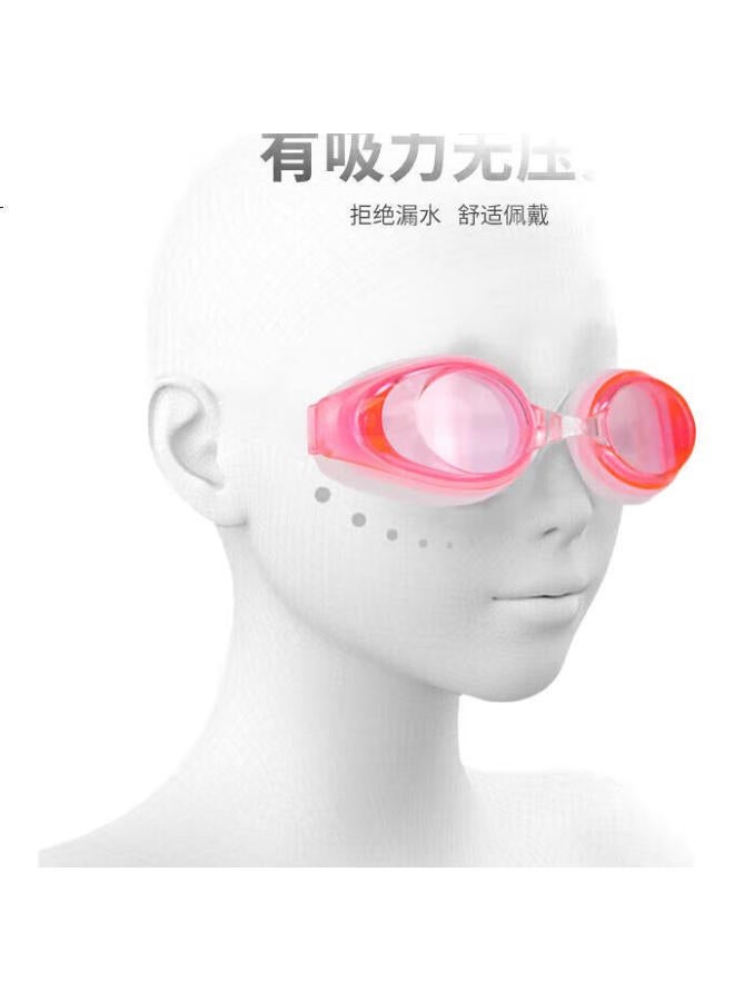 ZOKE Swimming Goggles For Men And Women, Stylish Comfortable Waterproof Anti-Fog High-Definition Clear Swimming Glasses 616501101-4 Pink - Image 2