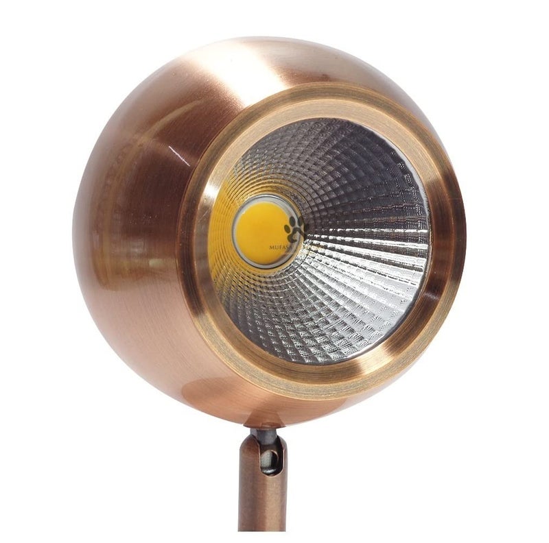 Mufasa 3 Watts Ball Spot 4.5Inch Rose Gold Finish LED Spotlight Focus Light Bedroom Reading Display Vanity Wall Light (Please Check Dimensions Image) (Warm White) - Image 5