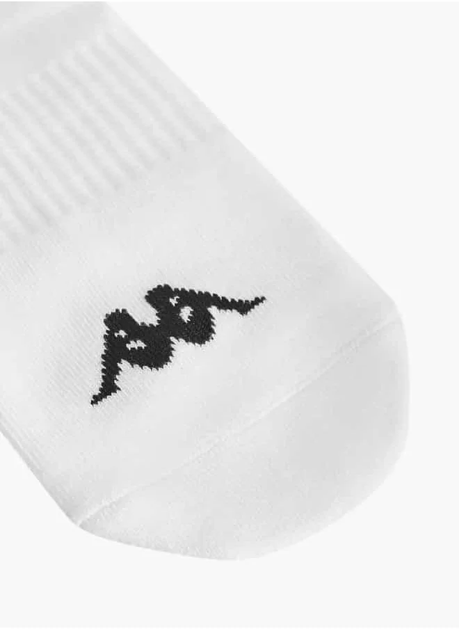 Kappa Set of 3 - Kappa Logo Print Ankle Length Socks