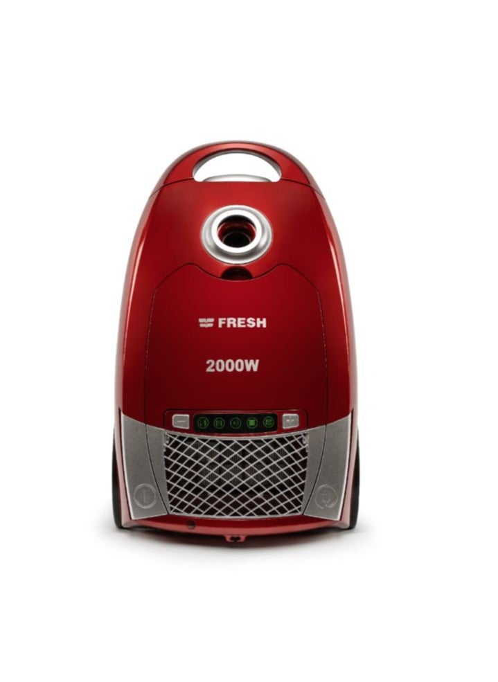 Fresh Fresh Vacuum Cleaner Magic 2000 Watt with Bag - Red 