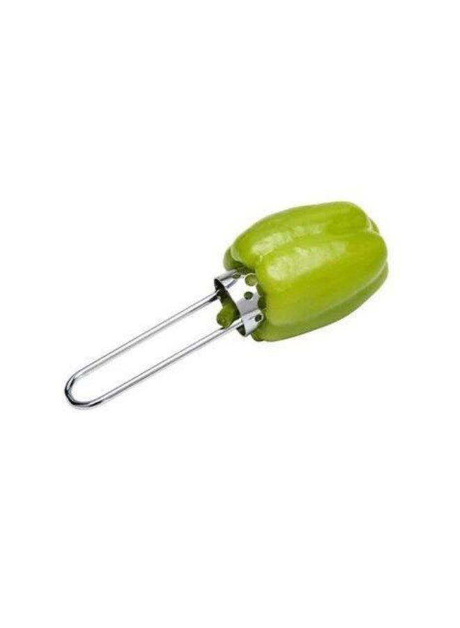 Stainless pepper and stuffed pepper scoop - Image 2