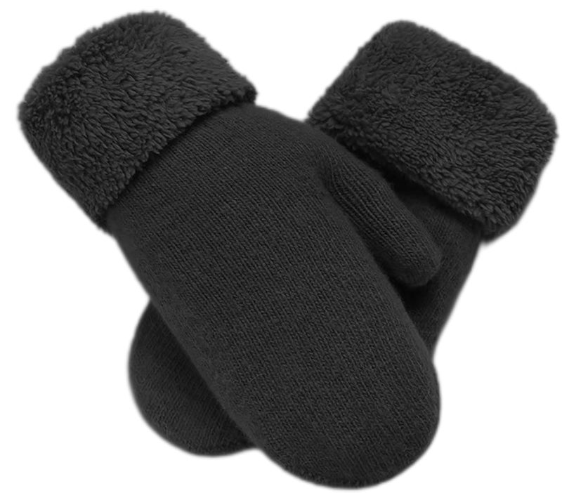Eohak Women Men Winter Gloves Warm Lining - Winter Knitted Mittens Gloves Cold Weather Gloves - Image 1