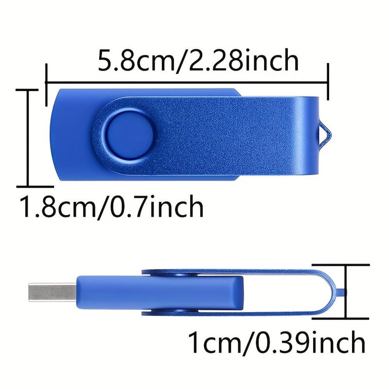 Green USB Flash Drive Thumb Drive Memory Stick 128MB - Image 2
