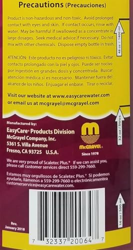 EasyCare 20064 Scaletec Plus Descaler and Stain Remover, 64 oz. Bottle - Image 3