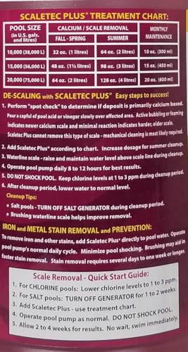 EasyCare 20064 Scaletec Plus Descaler and Stain Remover, 64 oz. Bottle - Image 2