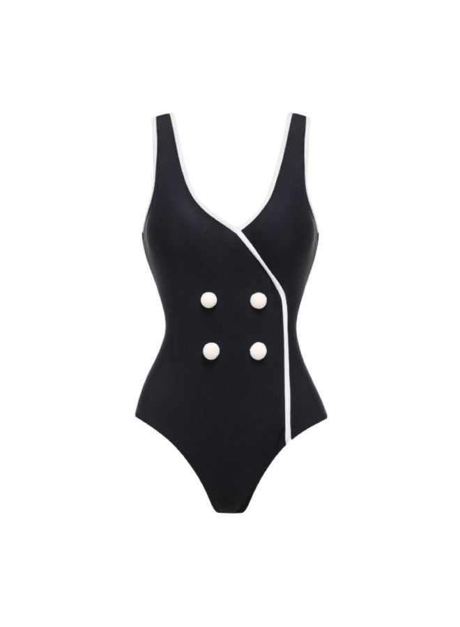 New Swimsuit High-end One-piece Swimsuit Women's Hot Spring Swimsuit