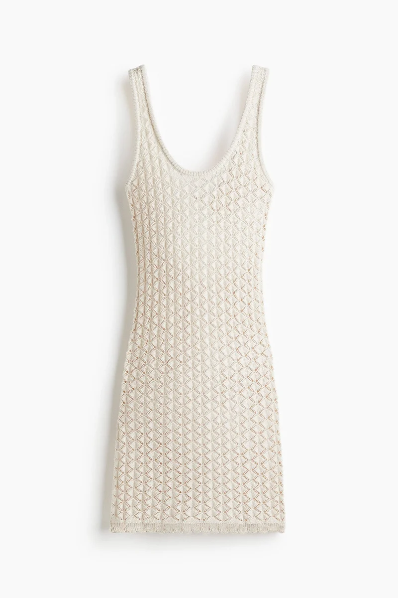 H&M Crochet-look dress