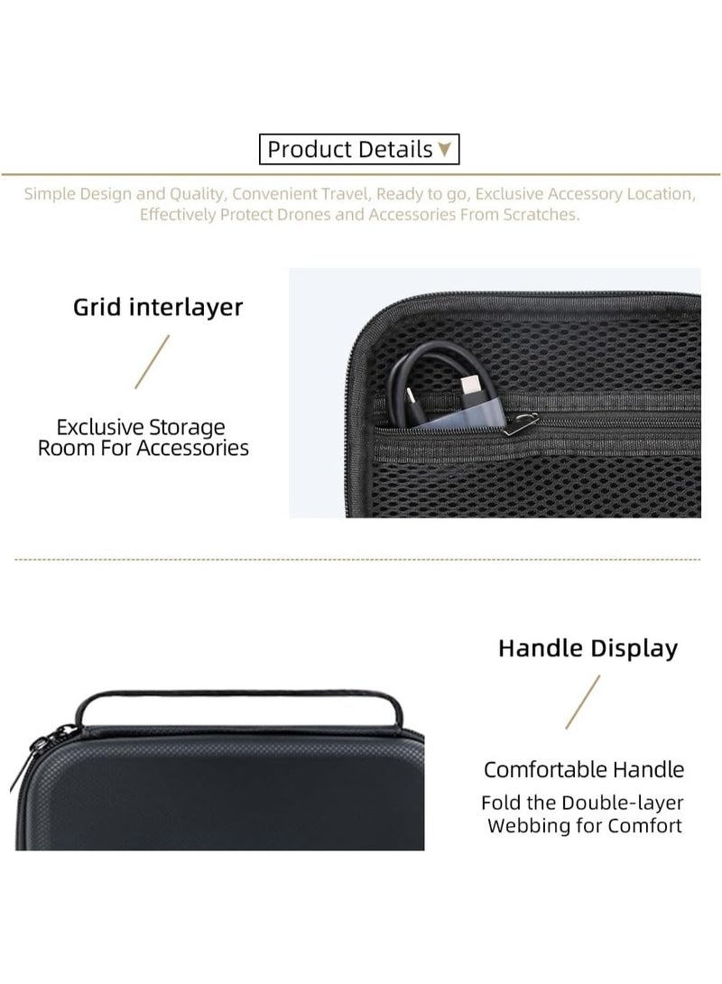 3 in 1 Set Screen Protector Accessoriesfor Dji OSMO 360, HD Display Film with Silicone Lens Cap 9H Hardness Soft film and Travel Portable Bag - Image 3