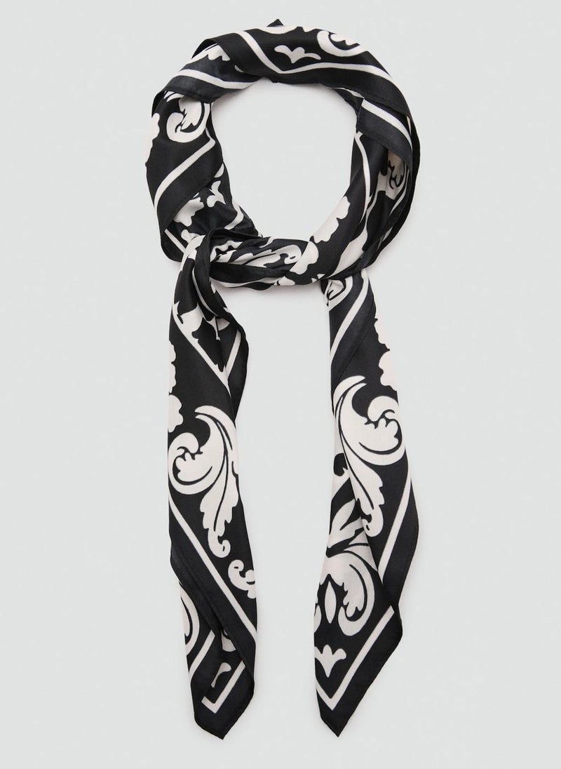 MANGO Printed Lightweight Scarf  - Image 2