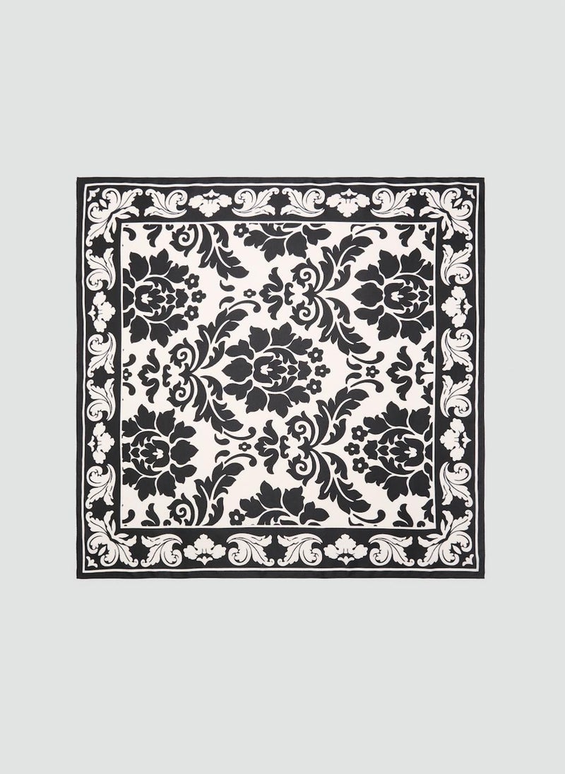 MANGO Printed Lightweight Scarf  - Image 1