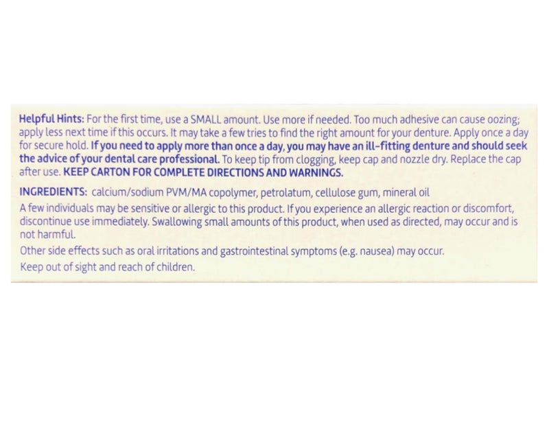 Poligrip (5 عبوات) كريم لاصق أطقم الأسنان سوبر بولي جريب - ثبات قوي طوال اليوم - خالي من الزنك - بدون نكهات أو ألوان صناعية - 0.75 أونصة لكل عبوة. - Image 4