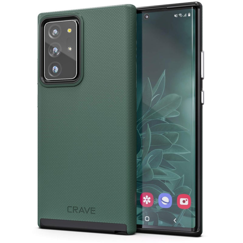 Crave Dual Guard for Galaxy Note 20 Ultra Case, Shockproof Protection Dual Layer Case for Samsung Galaxy Note 20 Ultra - Forest Green - Image 1