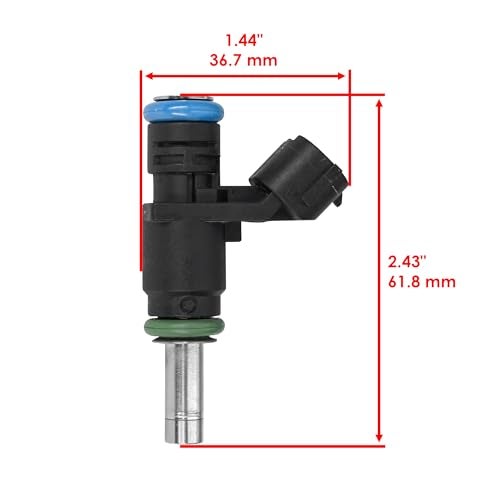Caltric 2 Fuel Injector Injection Valve compatible with CanAm Maverick 1000 4X4 2013 2014 2015 2016 2017 2018 - Image 3
