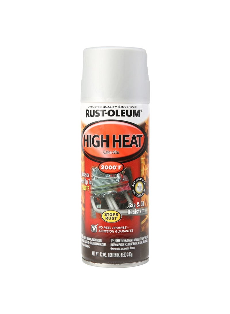 RUST-OLEUM Rustoleum Automotive High Heat Spray (354.9 ml, Flat Aluminum)