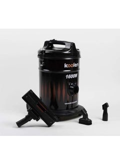 KOOLEN Koolen 806104001 Vacuum Cleaner, 21 Liter, 1600 Watts, Black 