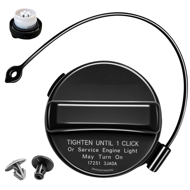 Anleecap Gas Cap Fuel Cap for Nissan Infiniti, 2013-2018 Altima, 2015-2020 Murano, 2012-2019 Versa, 2014-2019 Versa Note, 2012-2019 Frontier, 2013-2019 Pathfinder, 2014-2020 QX60, 2013 JX35, 17251-1VZ0D - Image 1