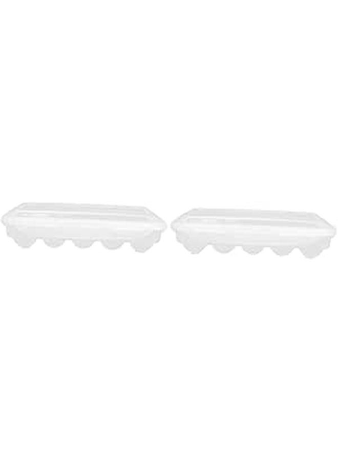 Egg Organizer Box Storage Carrier Airtight Fridge Egg Holder 2 Pieces - Image 1