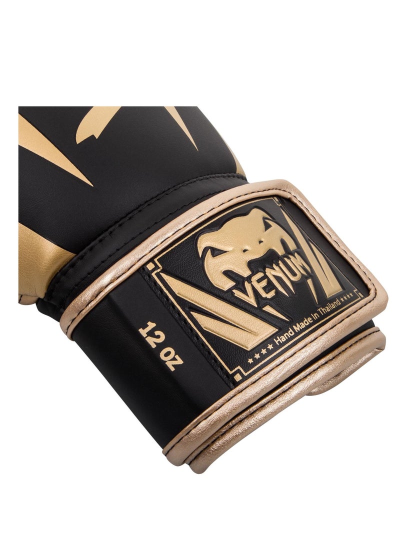 VENUM VENUM ELITE BOXING GLOVES BLACK-GOLD  - Image 2