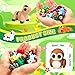 Simgoing 52 Pcs Mini 3D Printed Animals Set 3D Printed Little Animals Articulated Flexible Fidget Toys Small Animal Figurines Toy for Boys Girls Students Rewards Carnival Prizes Pinata Filler - Image 4