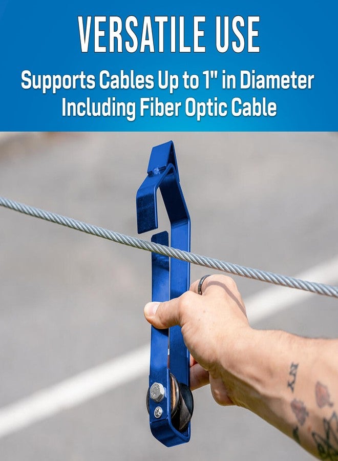 Jonard Tools CR-150/6 Cable Roller for Overlash Construction, for Cables up to 1" Diameter (Pack of 6) - Image 3