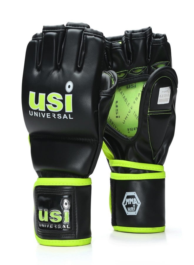 USI UNIVERSAL MMA Gloves | 610B PU Training Gloves | MMA Gear for Men & Women (Size L/XL) - Image 1