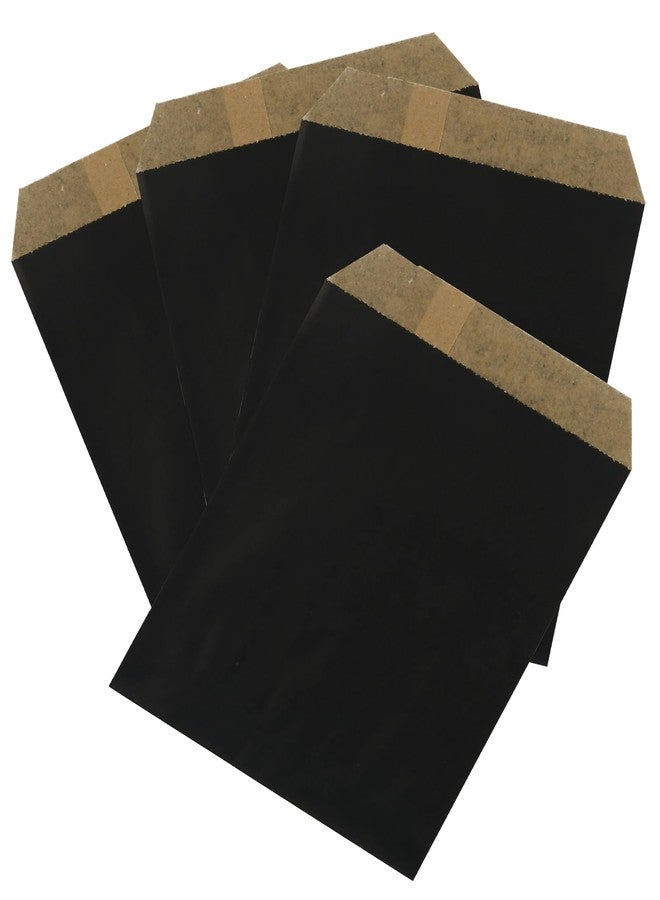 AZOWA Candy Buffet Bags Black Color 5 x 7 In Small Paper Treat Bags Pack of 120 - Image 1